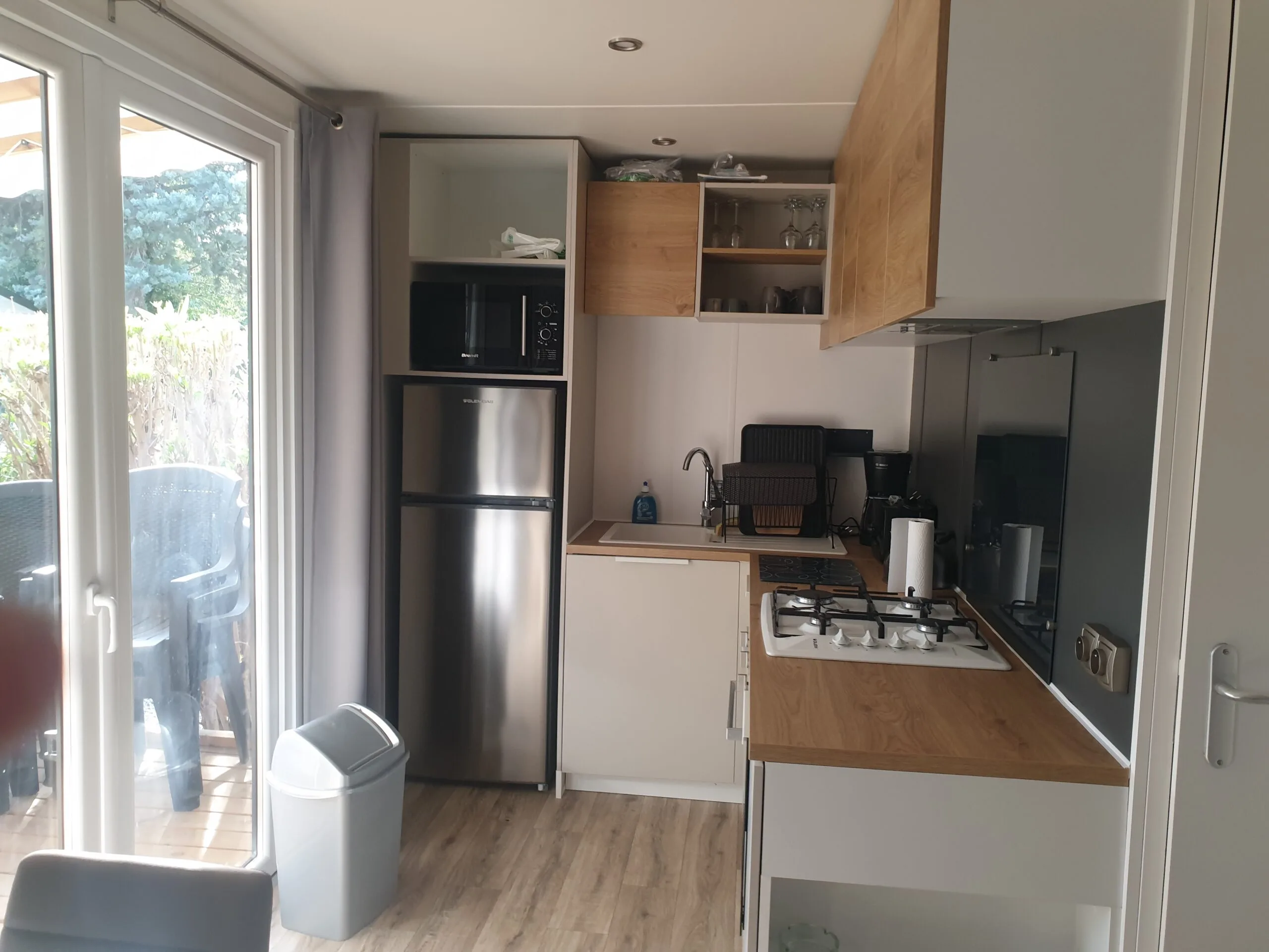 Vacances au calme à 500 m de la mer – Mobil-home tout confort 4 pers.