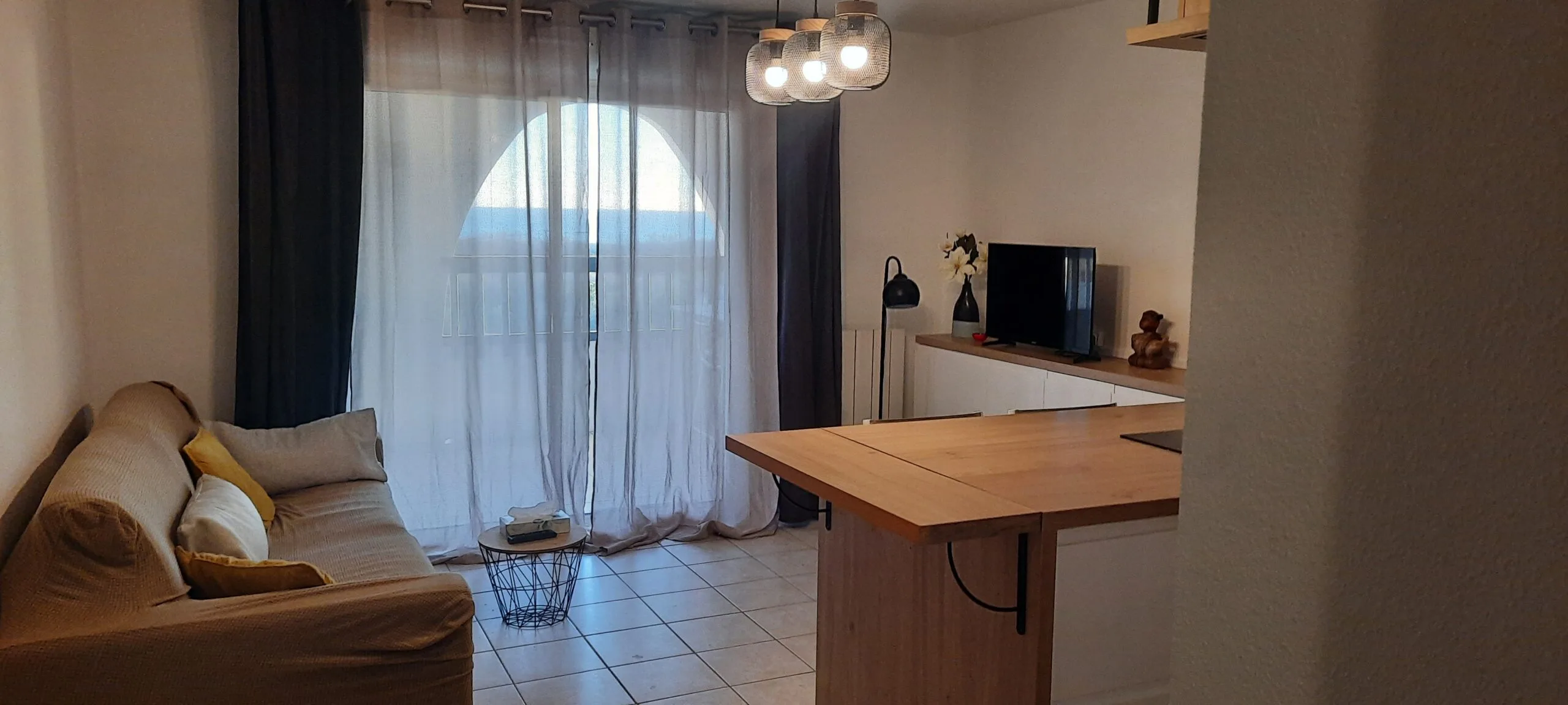 T2 avec vue mer & piscine – À 50m de la plage, Saint-Cyprien