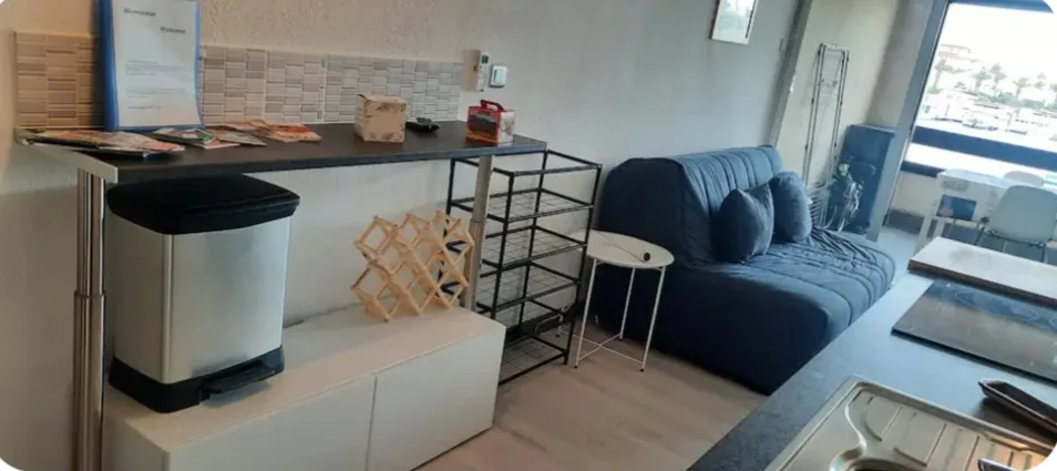 Séjour cosy avec vue sur la lagune – Appartement climatisé et rénové