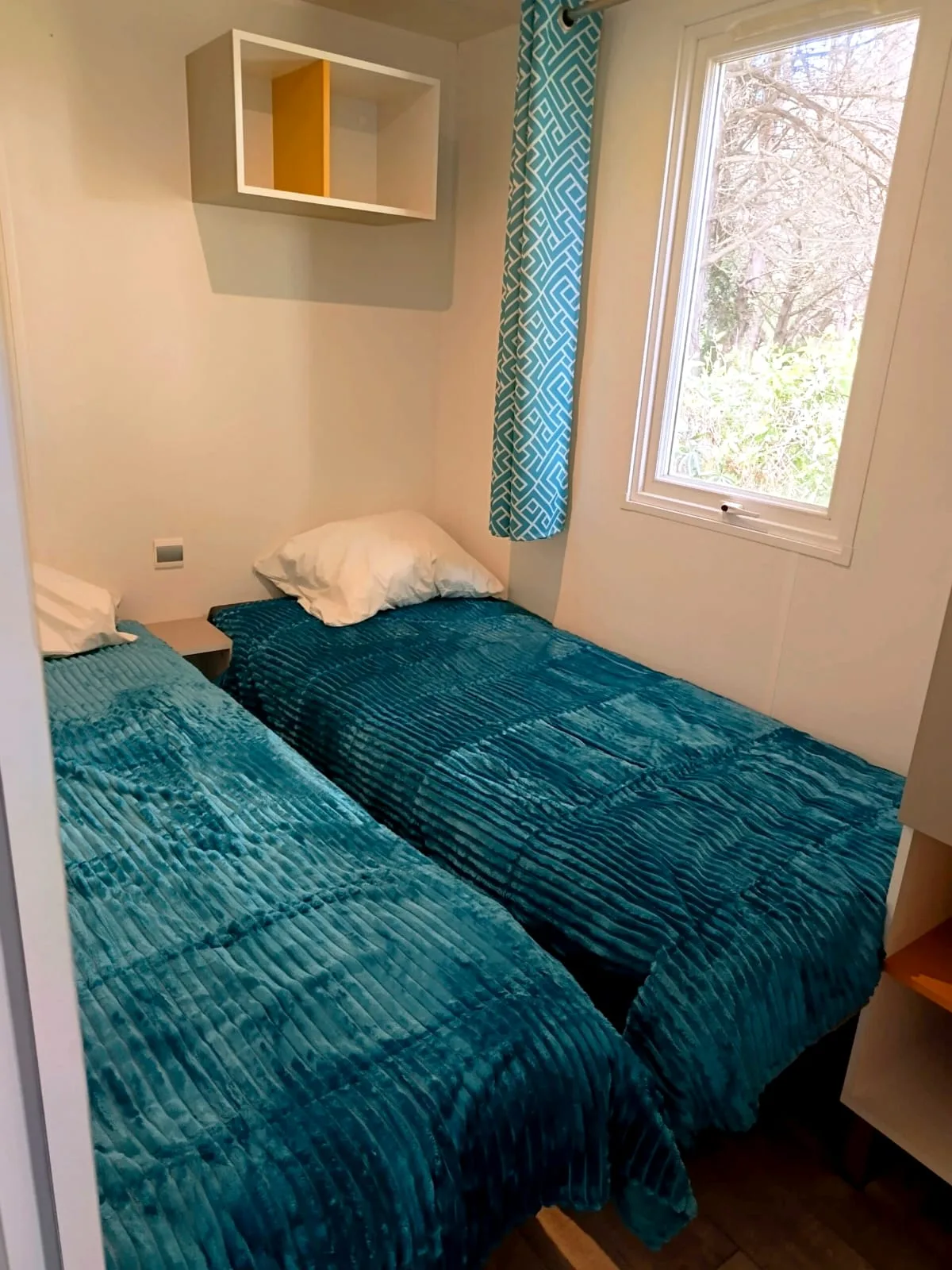 Chambre mobil-home tout confort